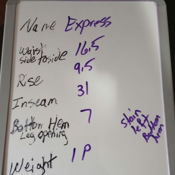 Express Pants Men's 32 34 Skinny Fit Hayden Khakis - Picture 7 of 8